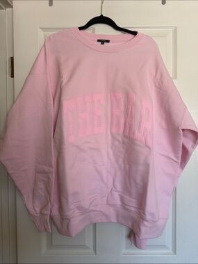 The Bar Light Pink Crewneck Pullover